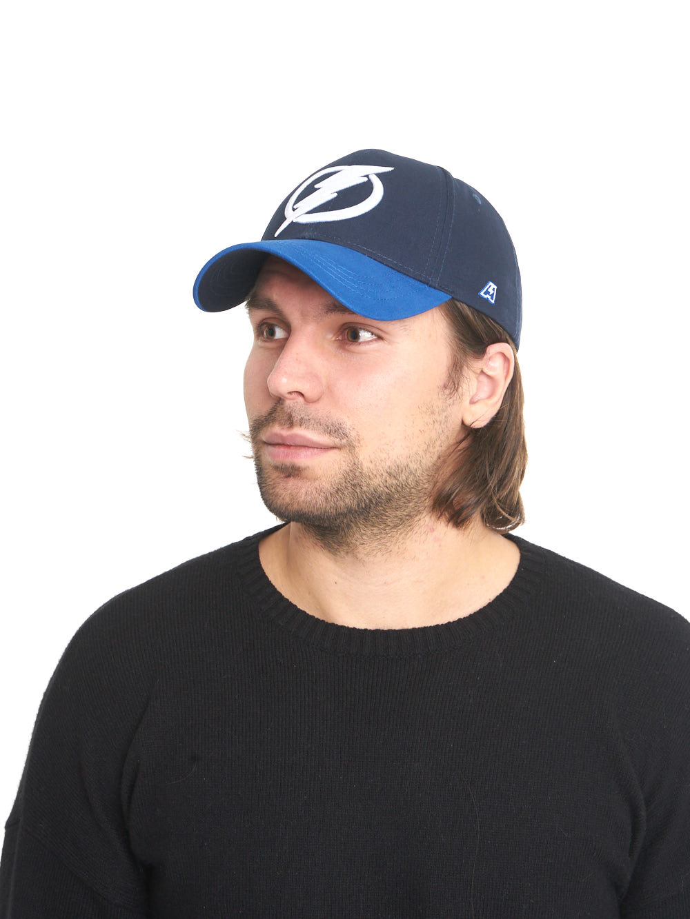 Бейсболка "NHL Tampa Bay Lightings" №88 сине-голубая 55-58