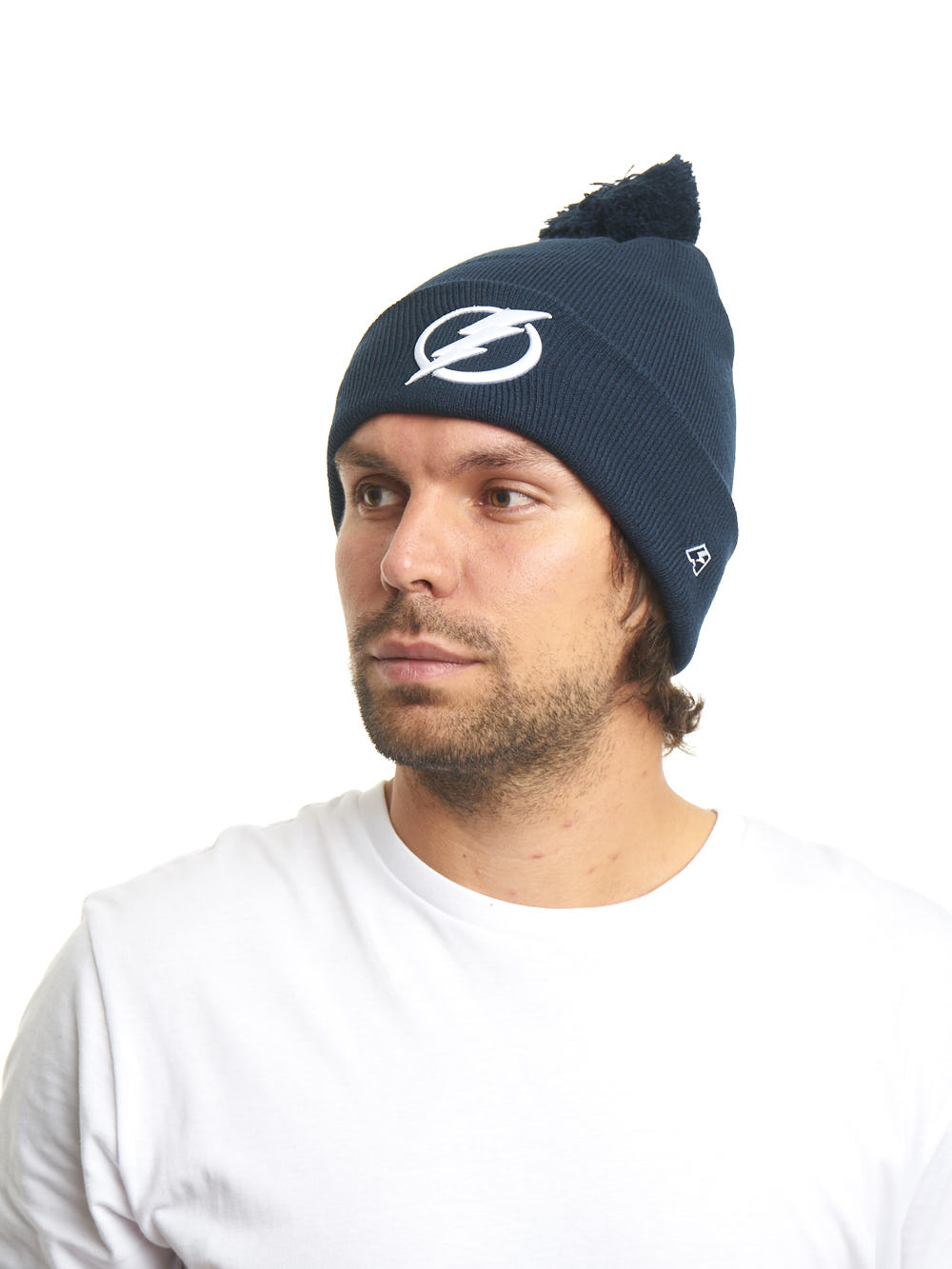 Шапка "NHL Tampa Bay Lightning" с помпоном