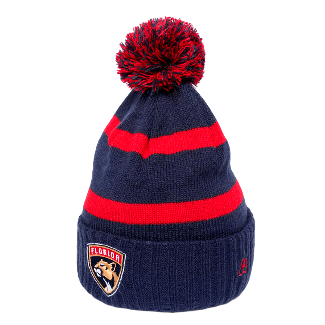 Купить Шапка "NHL Florida Panthers" с помпоном темно-синяя-красная 55-58 в Казахстане — Hockey1.kz