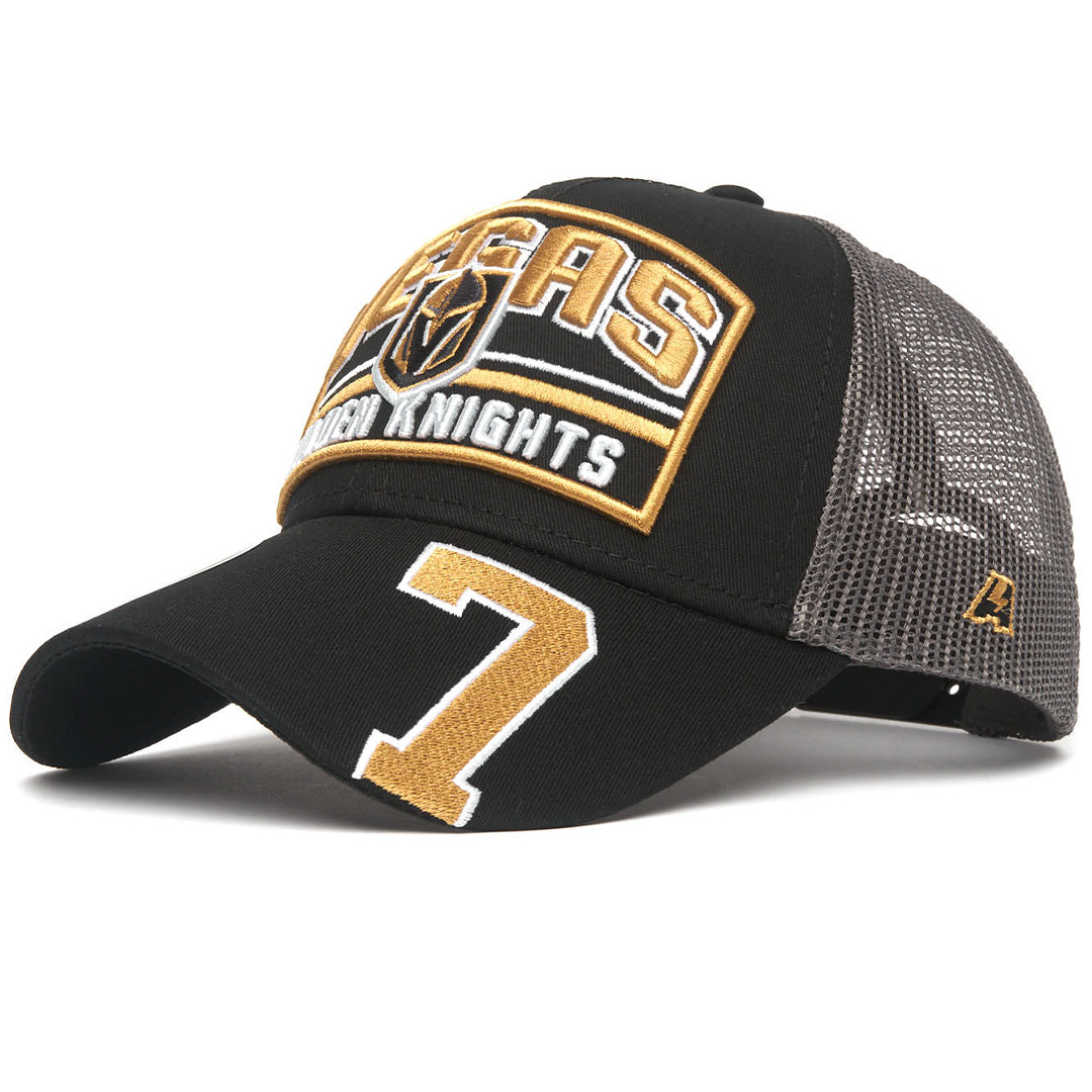 Купить Бейсболка "NHL Vegas Golden Knights" №7 черная с сеткой 55-58 в Казахстане — Hockey1.kz
