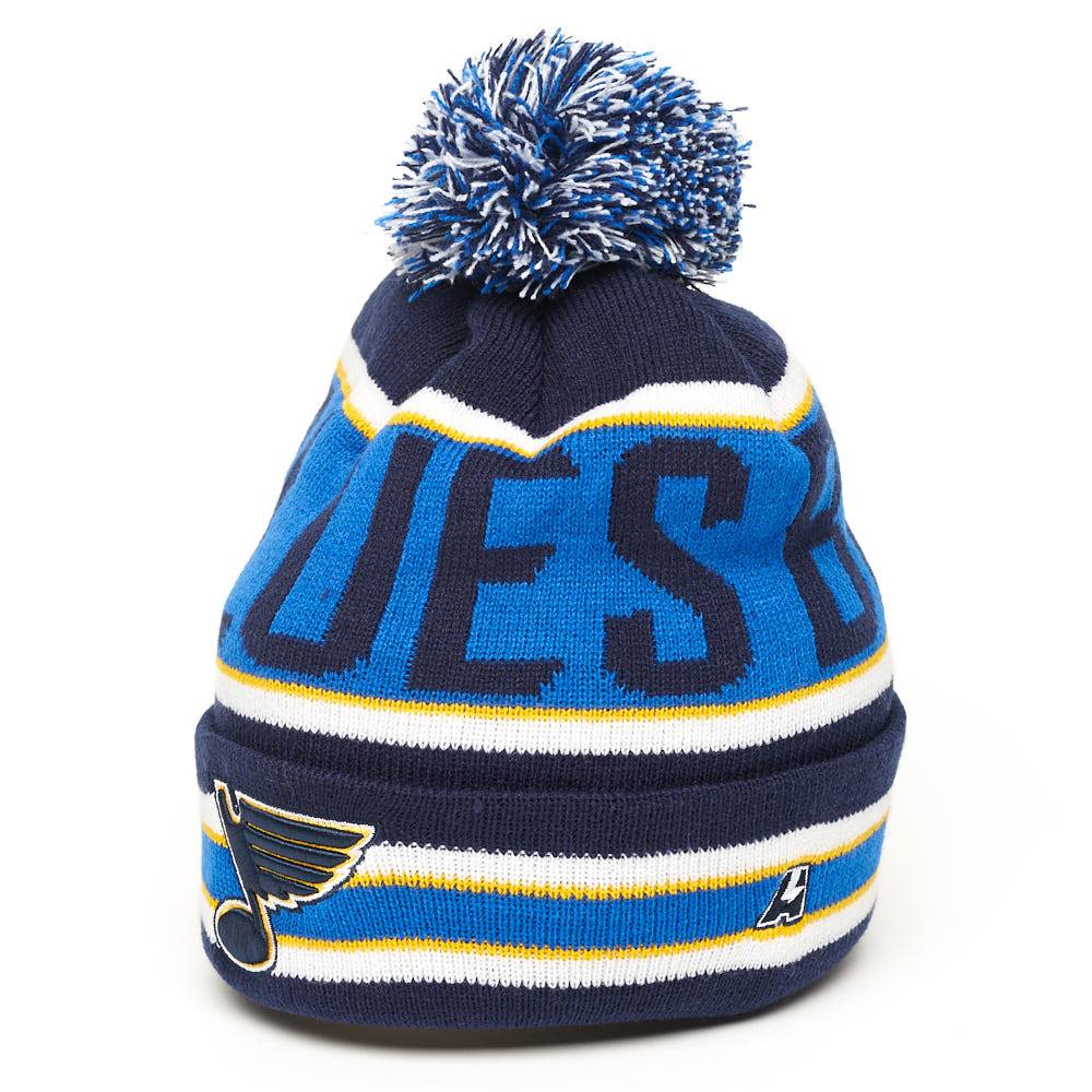 Шапка "NHL Saint Louis Blues" с помпоном