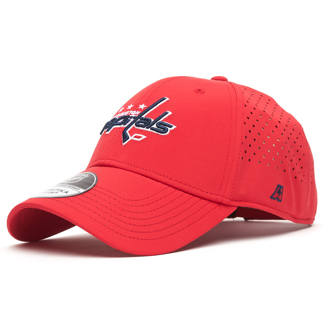 Купить Бейсболка "NHL Washington Capitals" темно-синяя c перфорацией 55-58 в Казахстане — Hockey1.kz