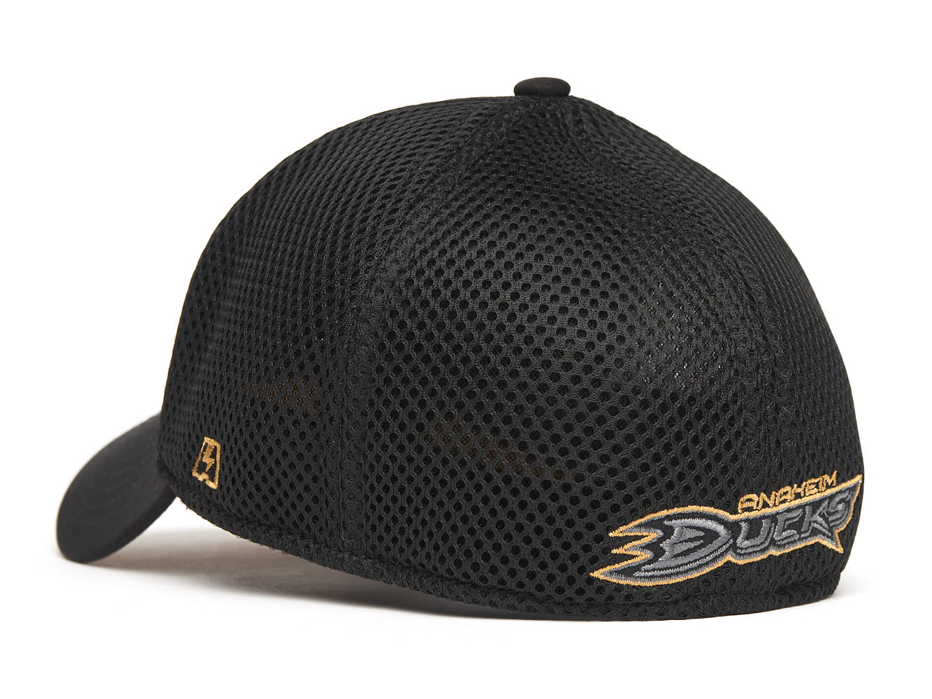 Бейсболка "NHL Anaheim Ducks" черная с сеткой 56-57