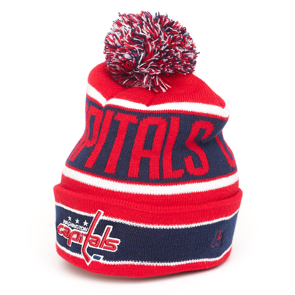 Шапка "NHL Washington Capitals" с помпоном