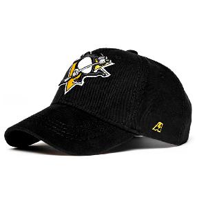 Бейсболка "NHL Pittsburgh Penguins" черная 55-58