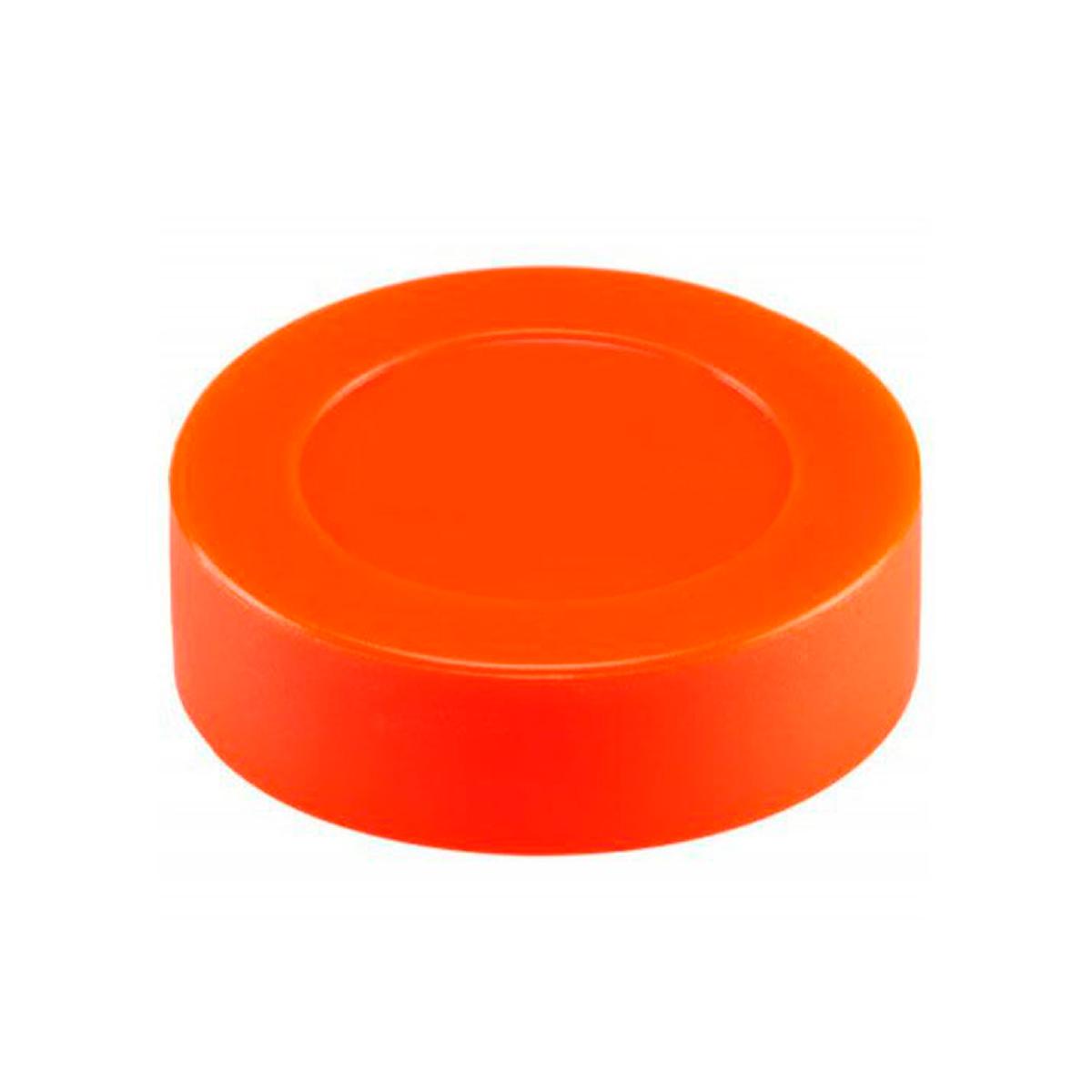 Купить Шайба для стрит-хоккея пластиковая оранжевая type1 в Казахстане — Hockey1.kz