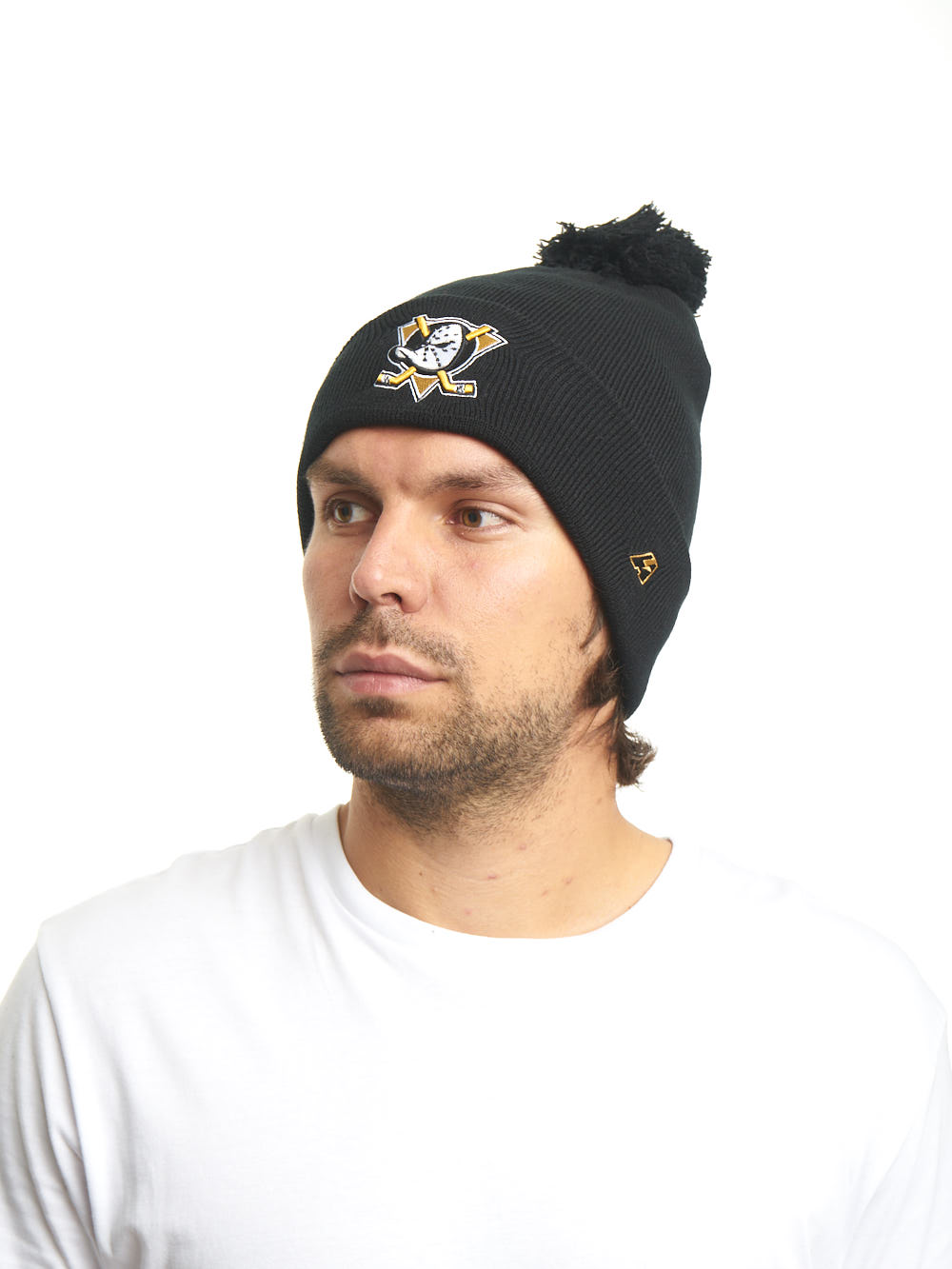 Шапка "NHL Anaheim Ducks" с помпоном