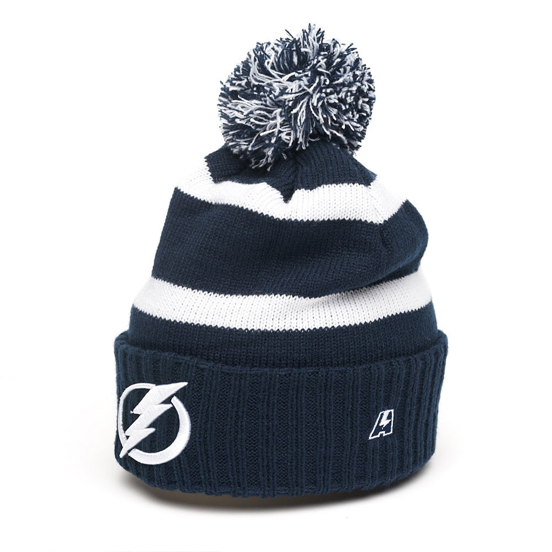 Шапка "NHL Tampa Bay Lightning" с помпоном