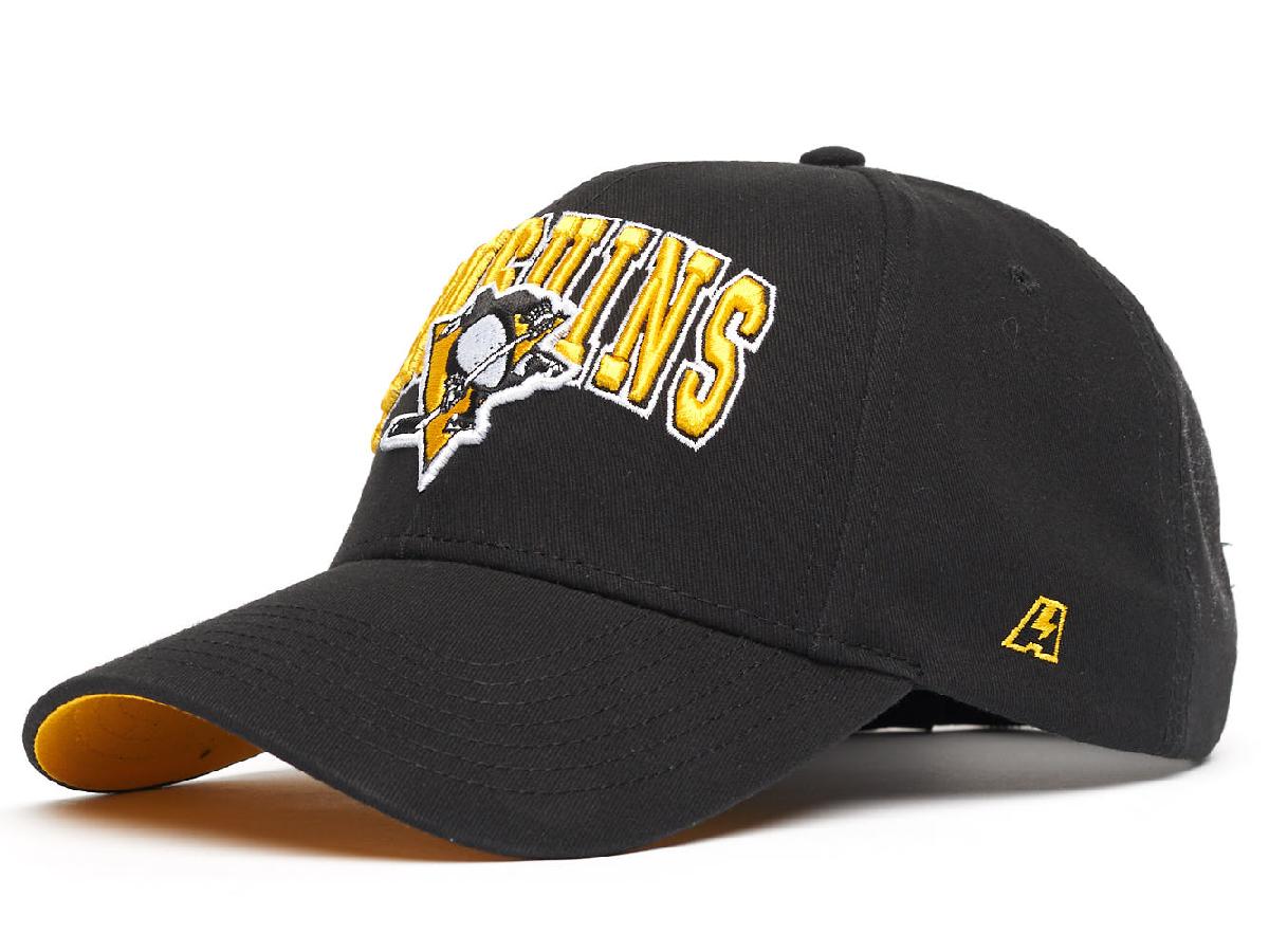 Бейсболка "NHL Pittsburgh Penguins" черная 55-58