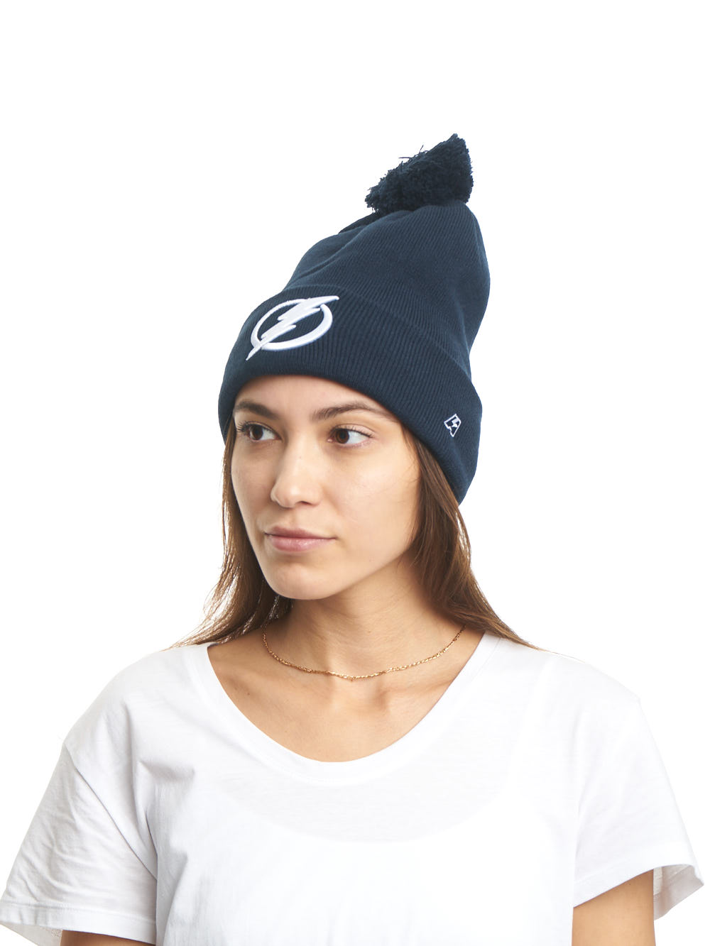 Шапка "NHL Tampa Bay Lightning" с помпоном