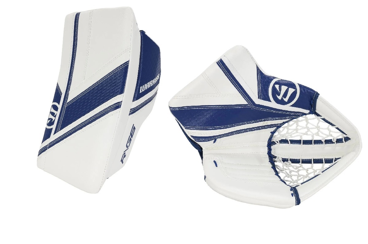 Купить Комплект блокер с ловушкой Warrior Ritual G6 E+ подростковый в Казахстане — Hockey1.kz