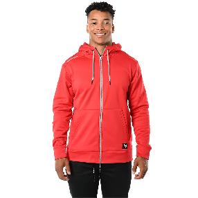 Толстовка Bauer Team Fleece Zip Hoodie взрослая красная