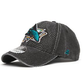 Бейсболка "NHL San Jose Sharks" черная 55-58