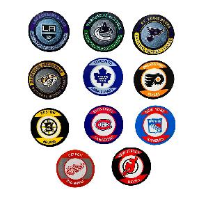 Магнит виниловый Клубы NHL