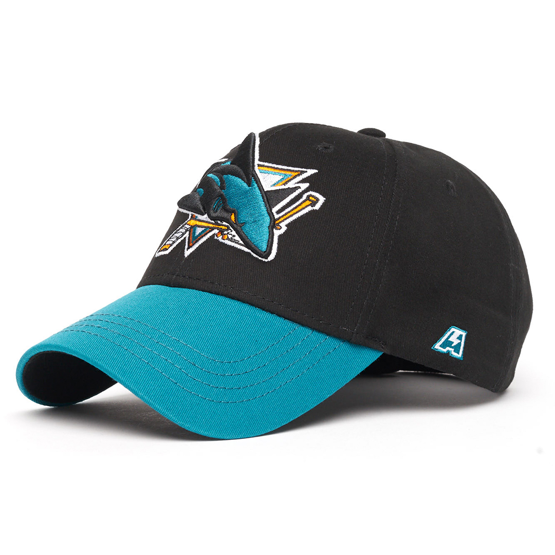 Купить Бейсболка "NHL San Jose Sharks" №88 черно-бирюзовая 55-58 в Казахстане — Hockey1.kz