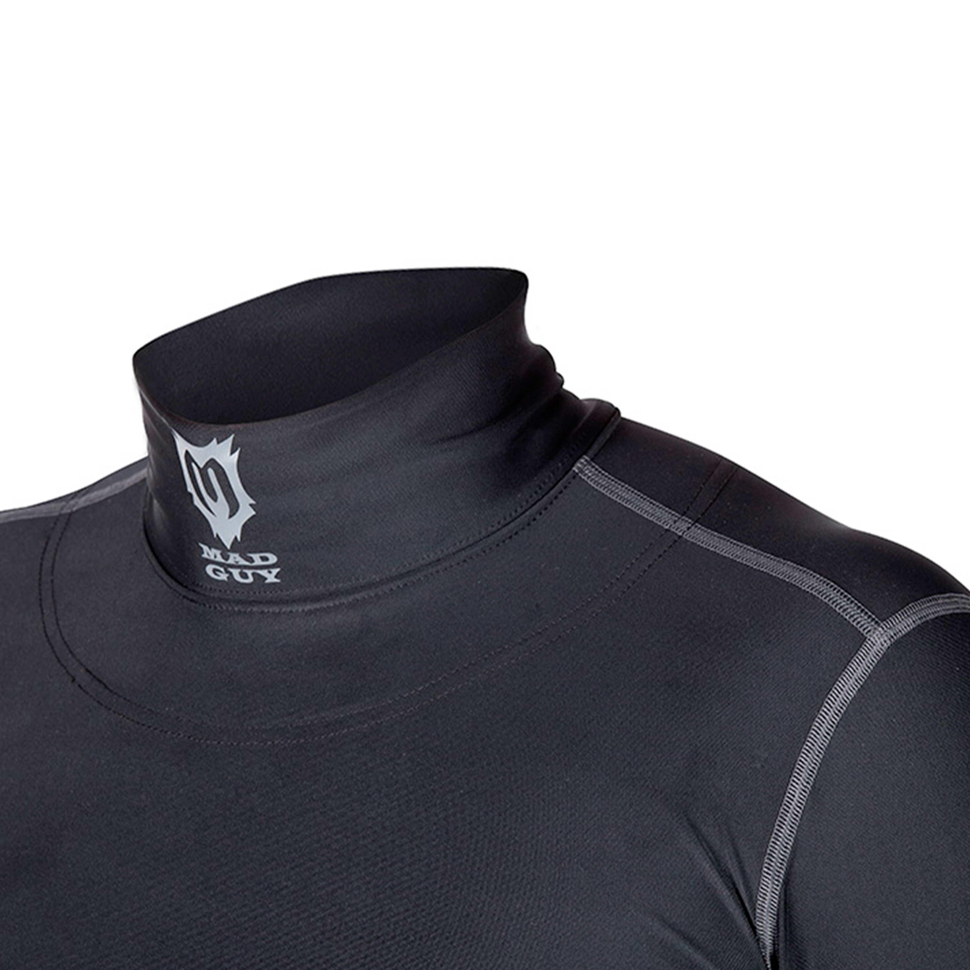 Футболка компрессионная с защитой шеи Kevlar Compression Mad Guy детская