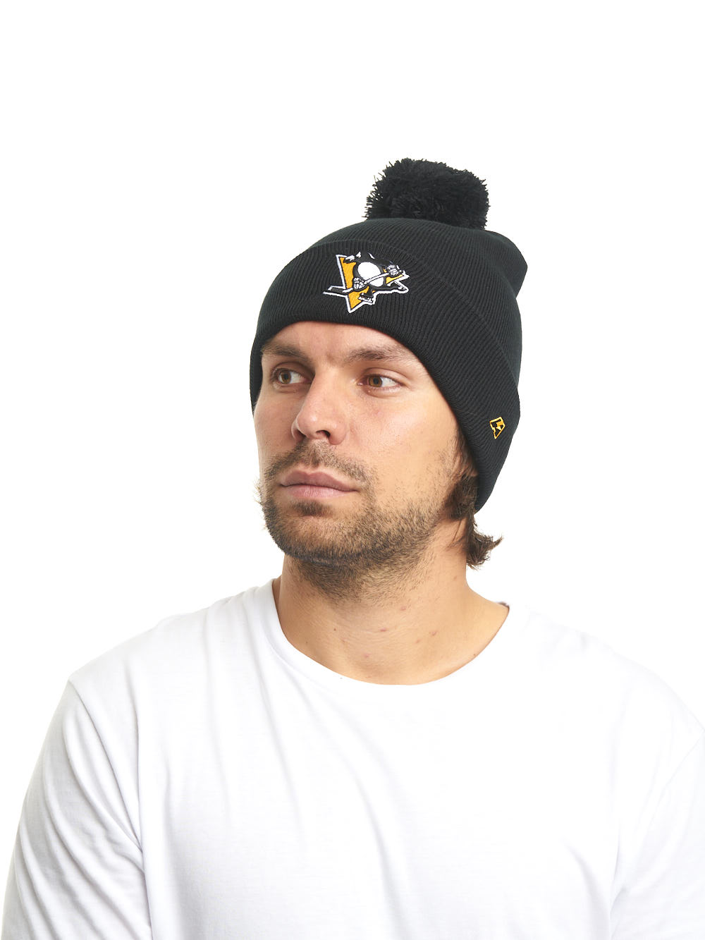Шапка "NHL Pittsburgh Penguins" с помпоном