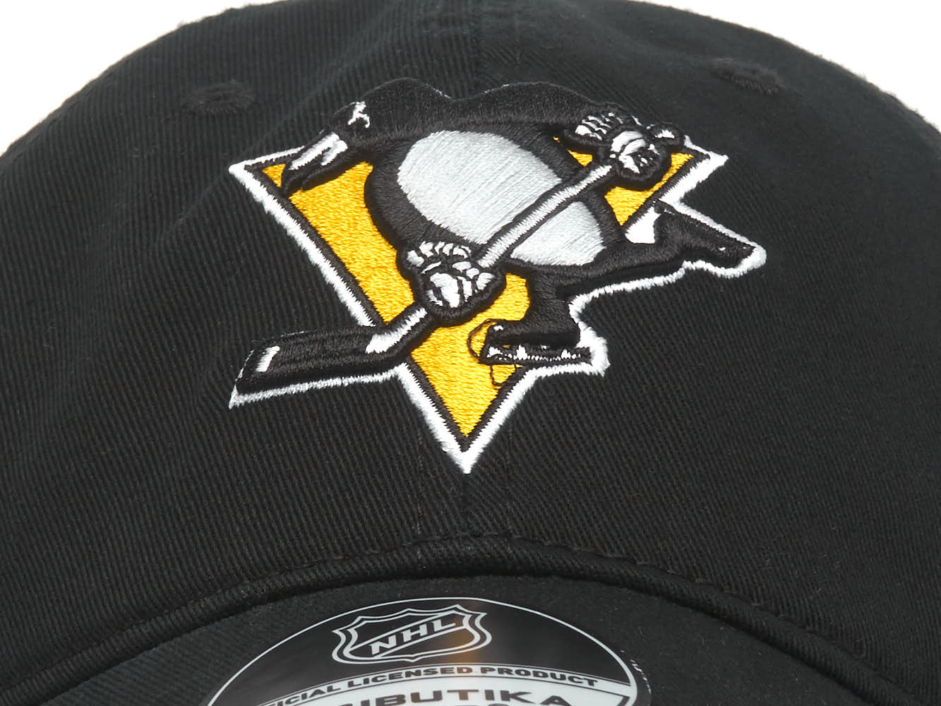 Бейсболка "NHL Pittsburgh Penguins" черная 55-58