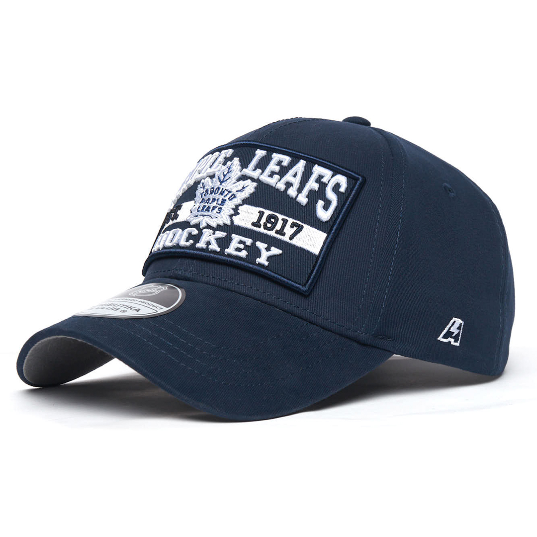 Бейсболка "NHL Toronto Maple Leafs Hockey Est. 1917" темно-синяя