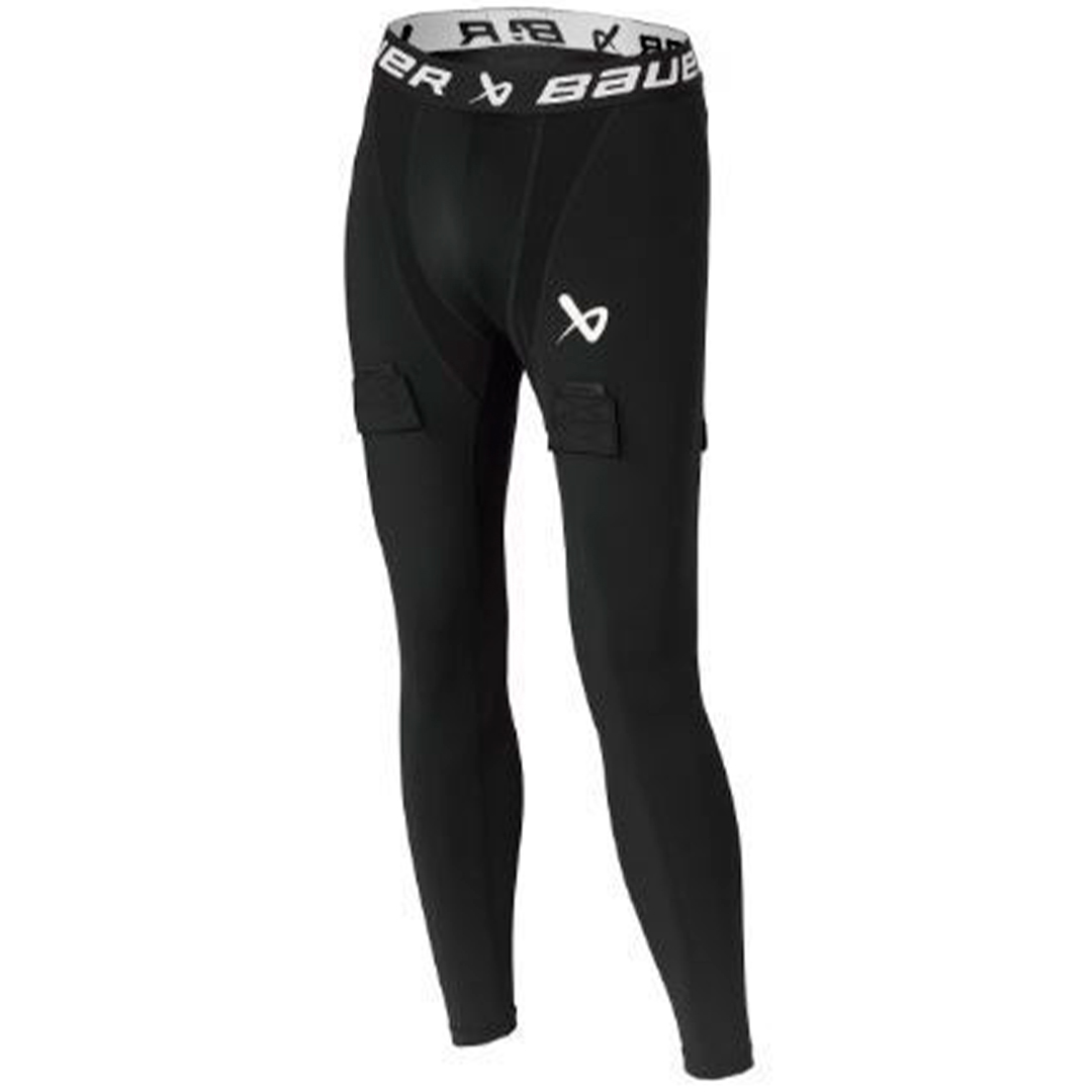 Брюки компрессионные с раковиной Bauer Performance Jock Pant S22 взрослые