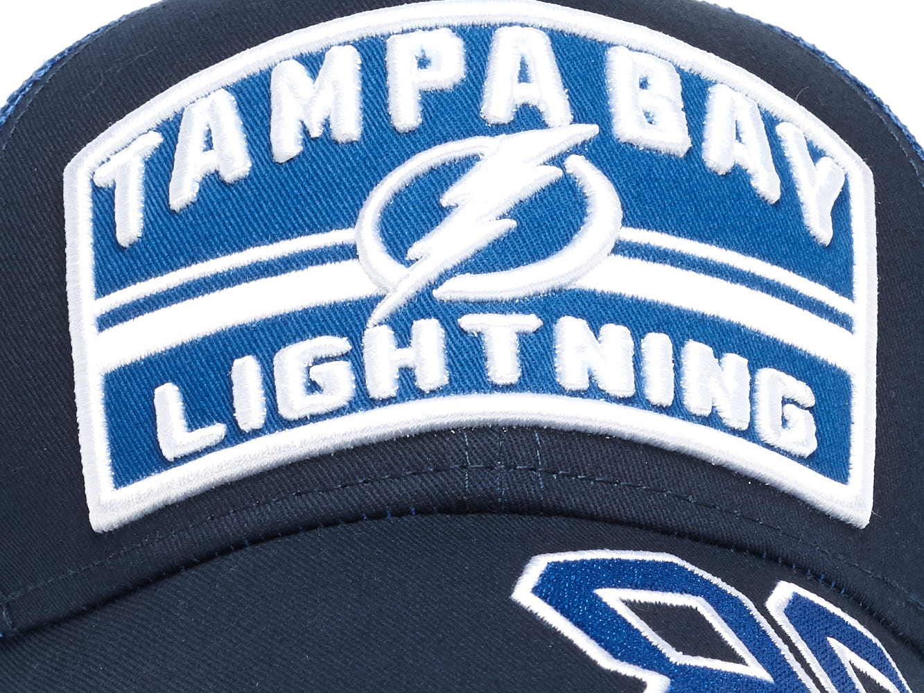 Бейсболка "NHL Tampa Bay Lightings" №88 синяя с сеткой 55-58