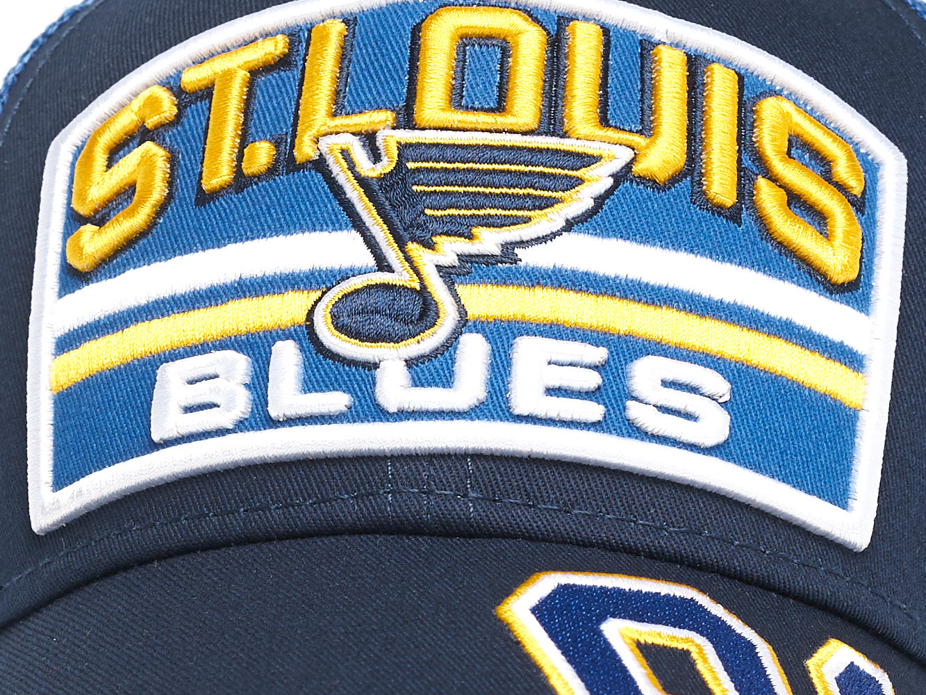Бейсболка "NHL St.-Louis Blues" №91 сине-голубая с сеткой 55-58