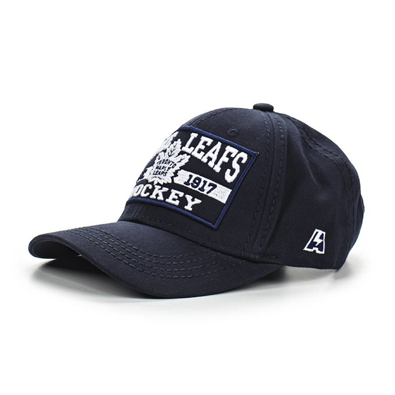 Бейсболка "NHL Toronto Maple Leafs Hockey Est. 1917" темно-синяя