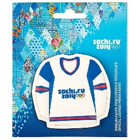 Магнит ПВХ Хоккейный свитер Sochi 2014