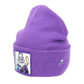 Шапка "KHL  КРУТ" фиолетовая 55-58