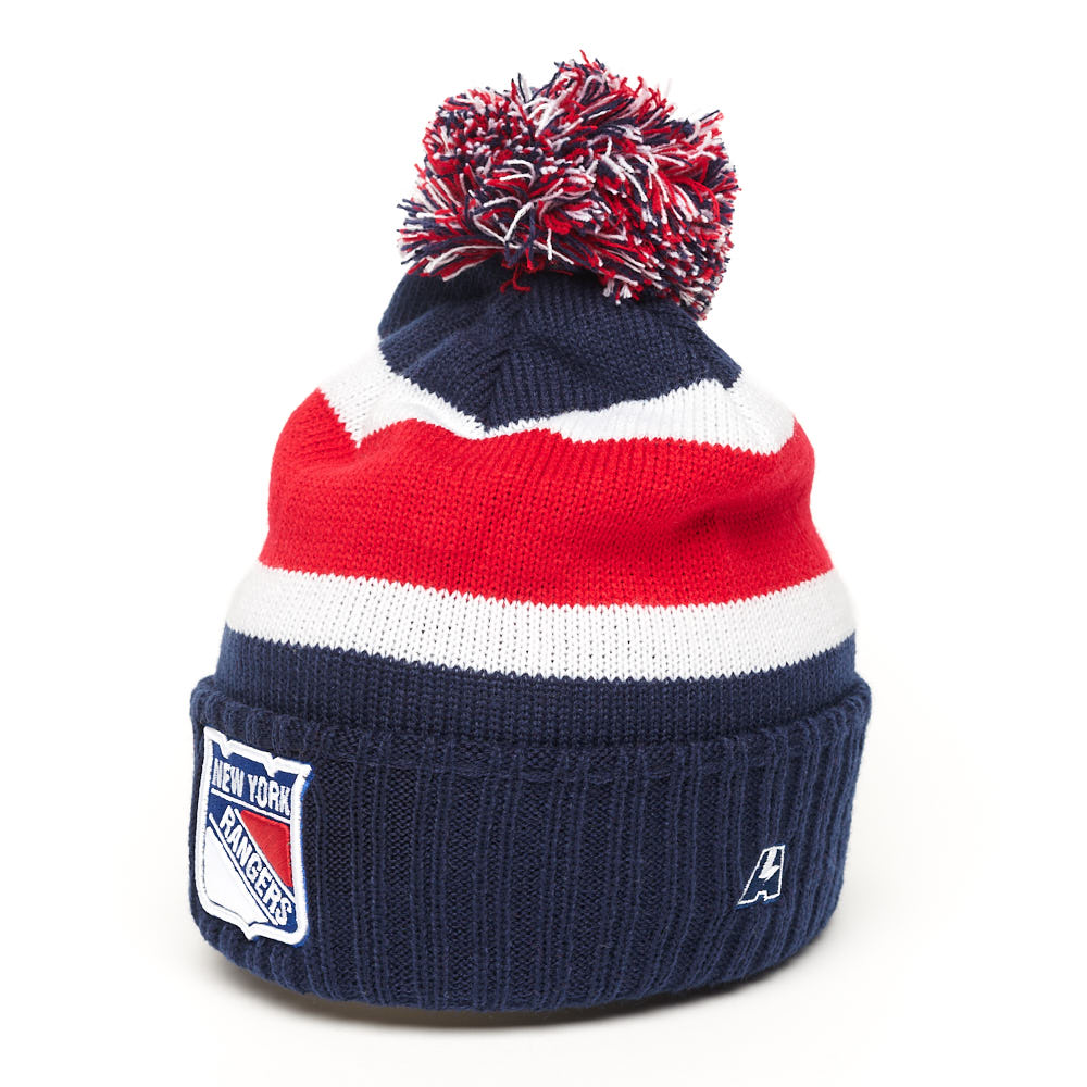 Шапка "NHL New York Rangers" с помпоном