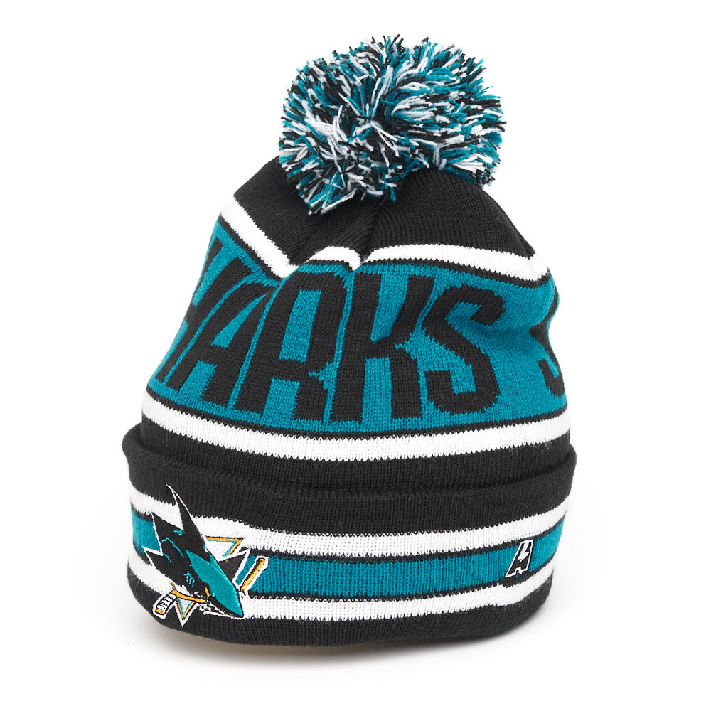 Шапка "NHL San Jose Sharks" с помпоном