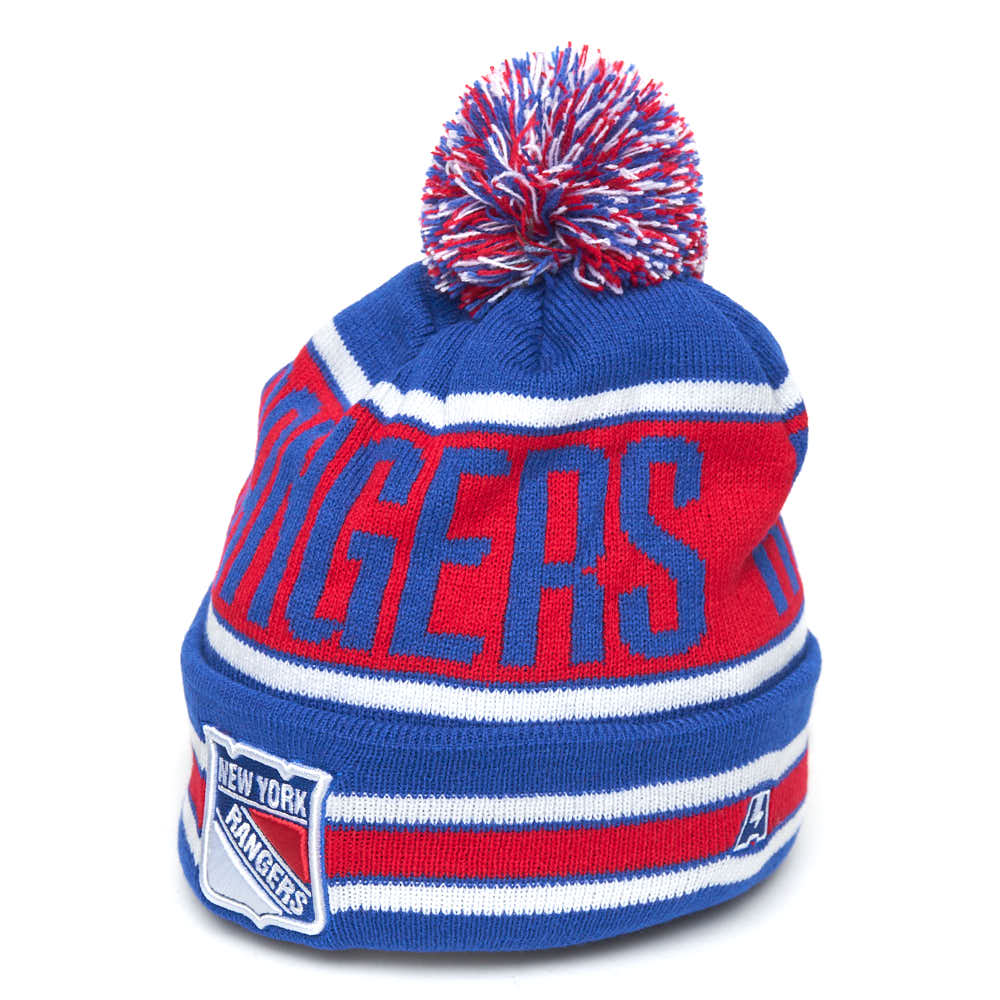 Купить Шапка "NHL New York Rangers" с помпоном 55-58 в Казахстане — Hockey1.kz