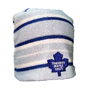 Шапка Reebok Cuffless Knit Toronto Maple Leafs серо-сине-белая