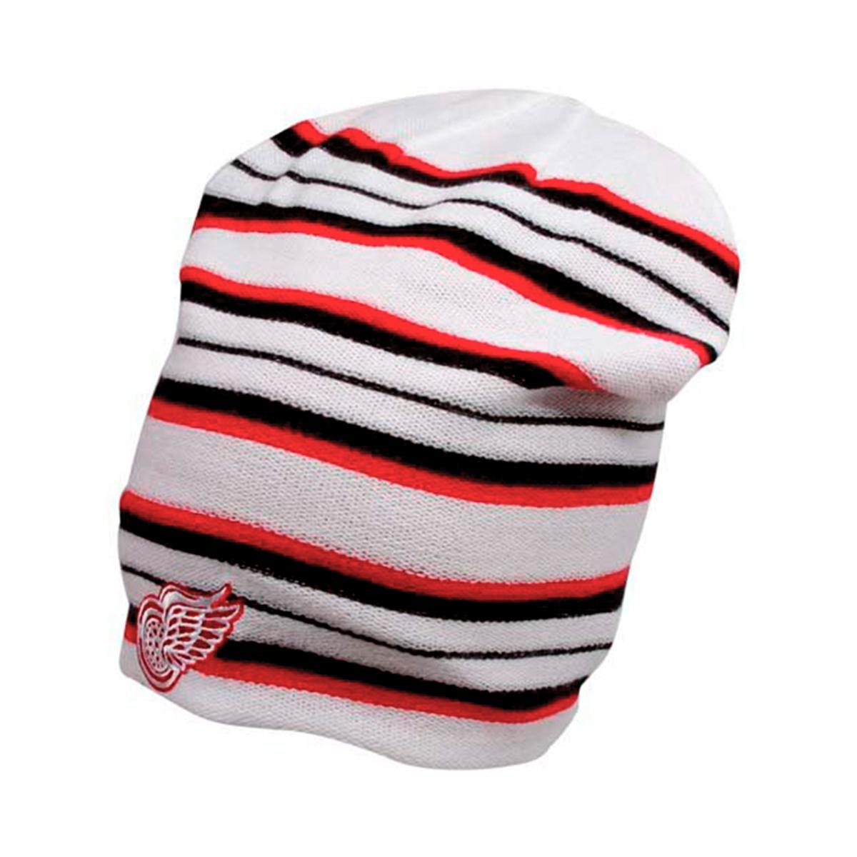 Купить Шапка Reebok Cuffless Knit Detroit Red Wings бело-красно-черная в Казахстане — Hockey1.kz