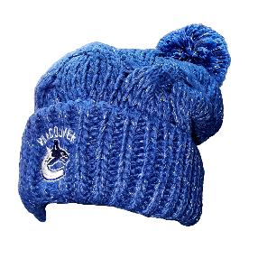 Шапка Reebok Cuffed Pom Knit Vancouver Canucks