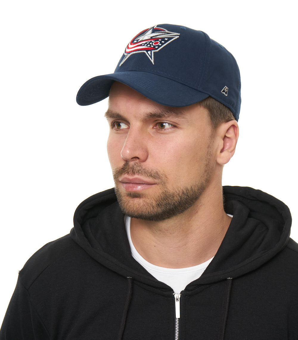 Бейсболка "NHL Columbus Blue Jackets" темно-синяя