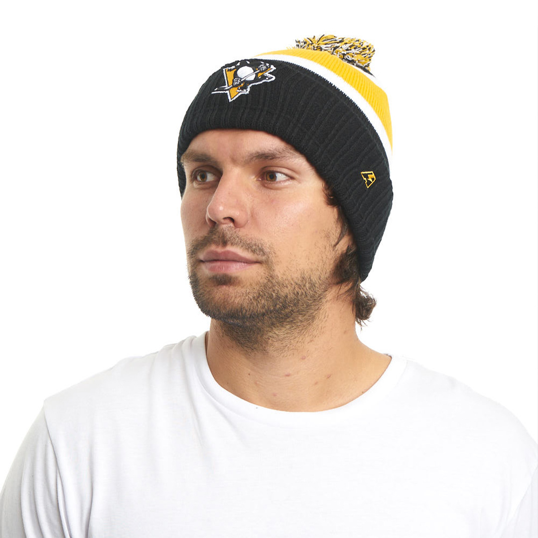 Шапка "NHL Pittsburgh Penguins" с помпоном
