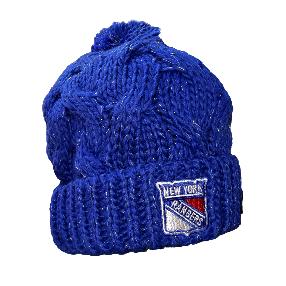 Шапка Reebok Cuffed Pom Knit New York Rangers