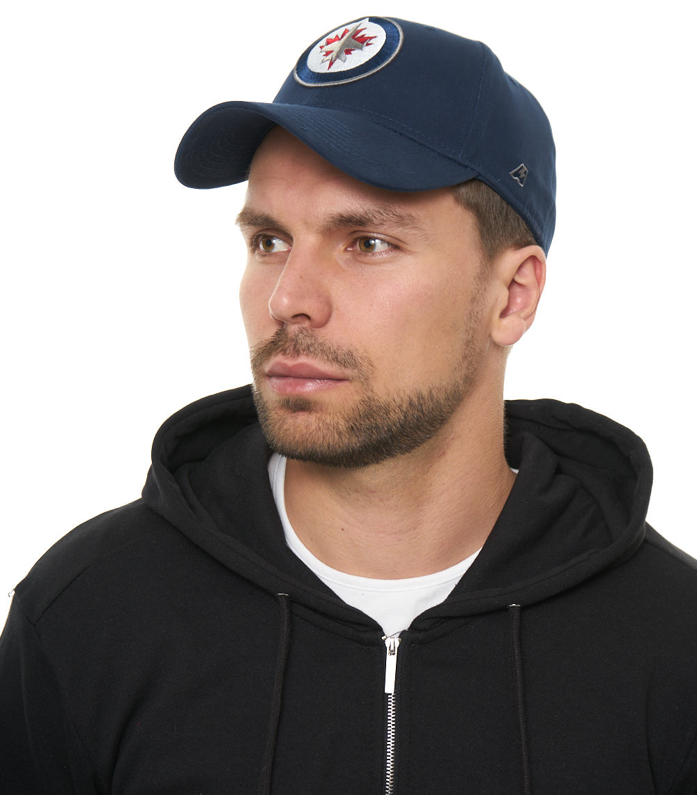 Бейсболка "NHL Winnipeg Jets" темно-синяя