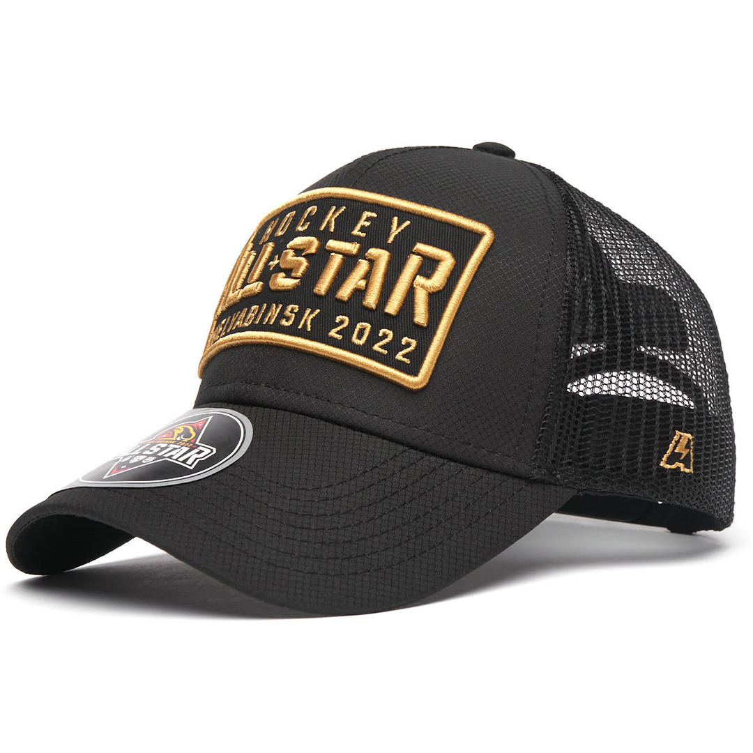 Купить Бейсболка "KHL ALL STAR 2022" черная с сеткой 55-58 в Казахстане — Hockey1.kz