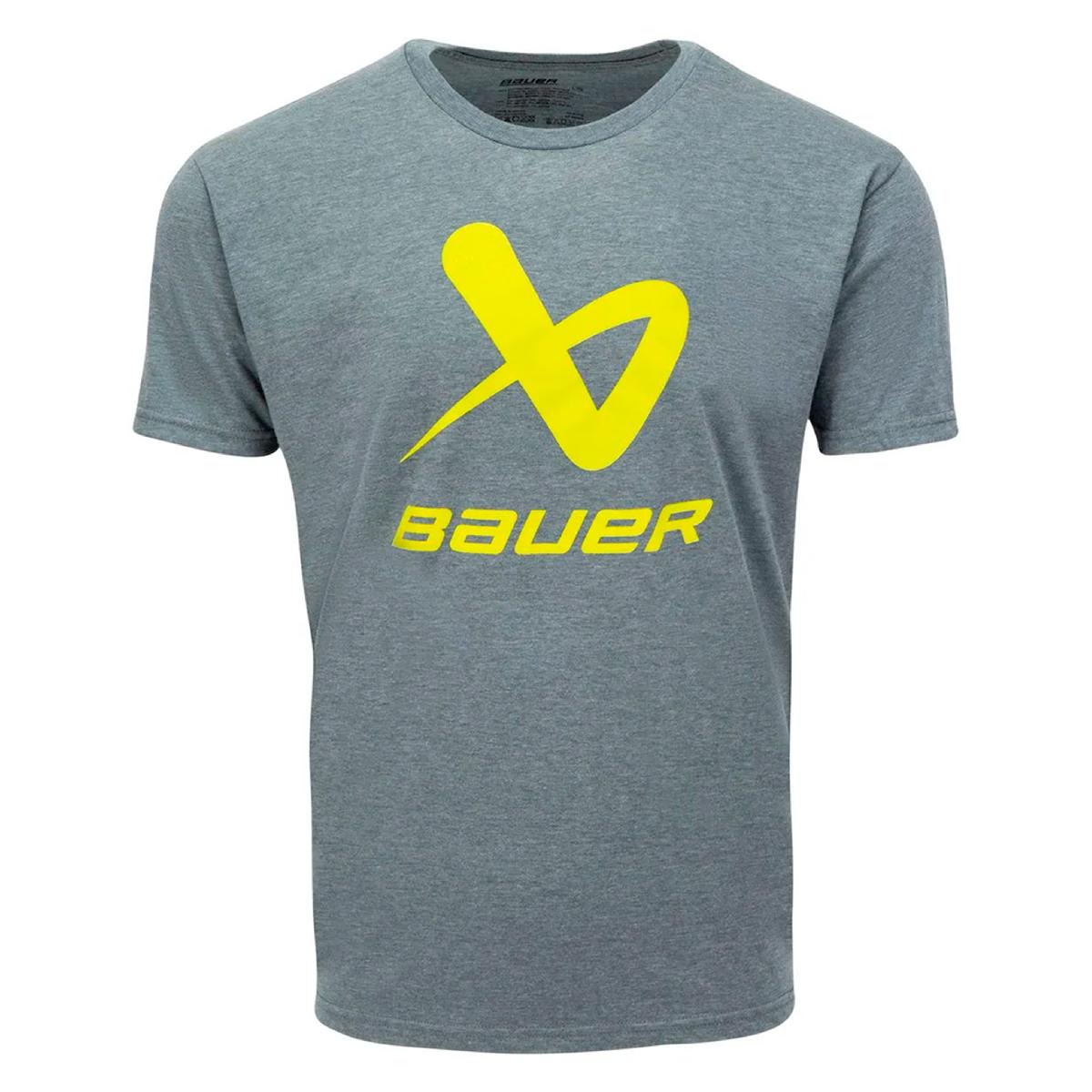 Купить Футболка Bauer Core Lockup SS Crew серая в Казахстане — Hockey1.kz