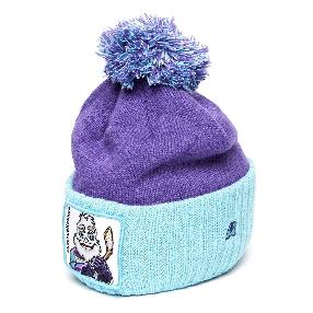 Шапка "KHL  КРУТ" фиолетово-бирюзовая 55-58