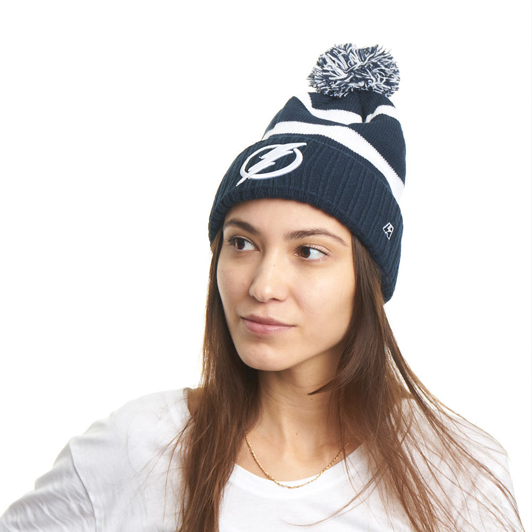 Шапка "NHL Tampa Bay Lightning" с помпоном